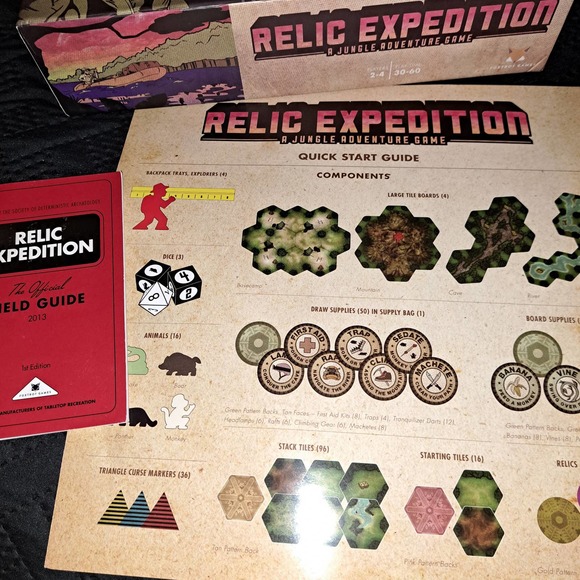 NIB - GAME NIGHT FUN!  Relic Expedition: A Jungle Adventure Game - Picture 5 of 7